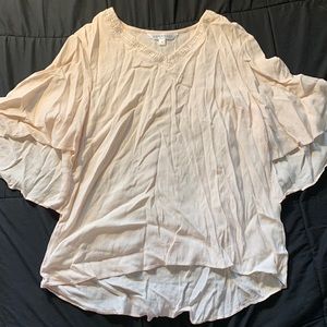DOWNEAST size M blouse light peach